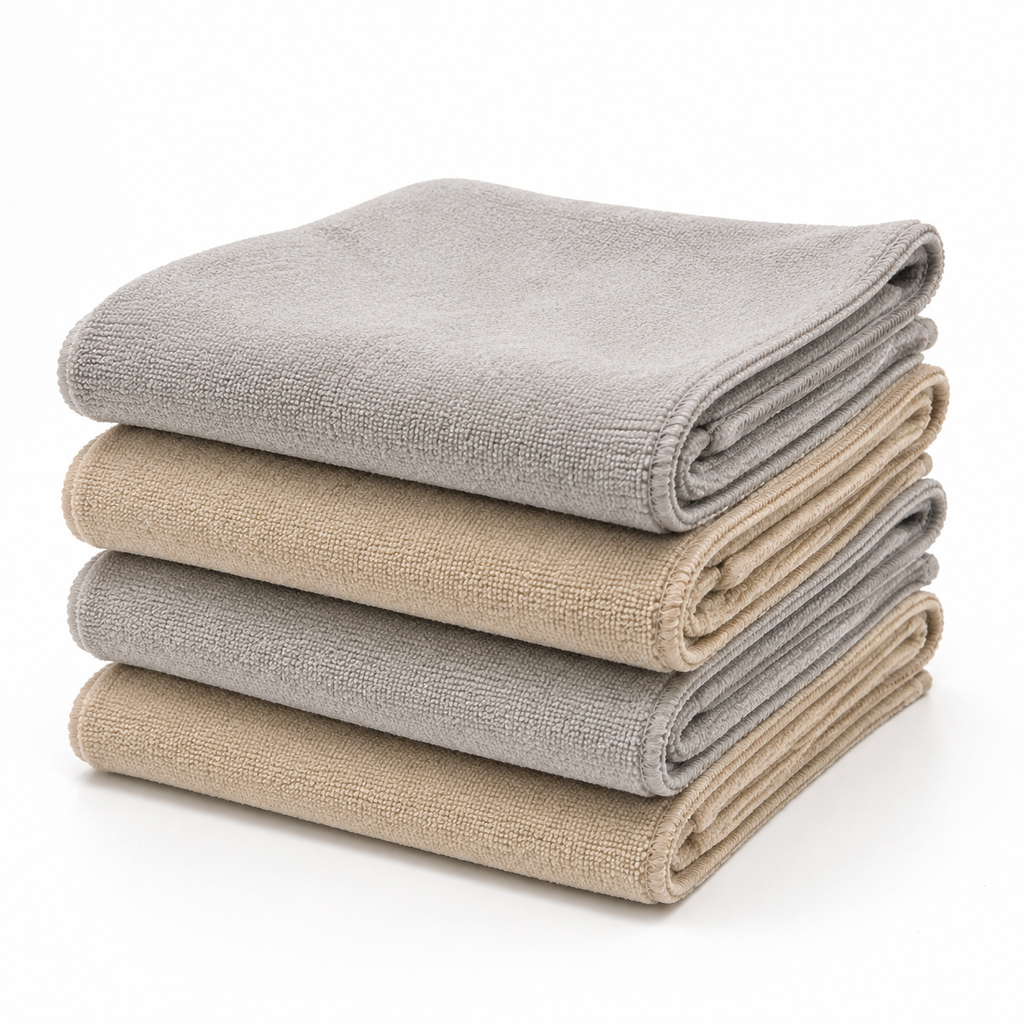 4-Pack Premium Microfiber Cleaning Cloths