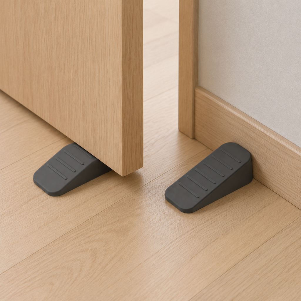 2-Pack Non-Slip Silicone Door Stops
