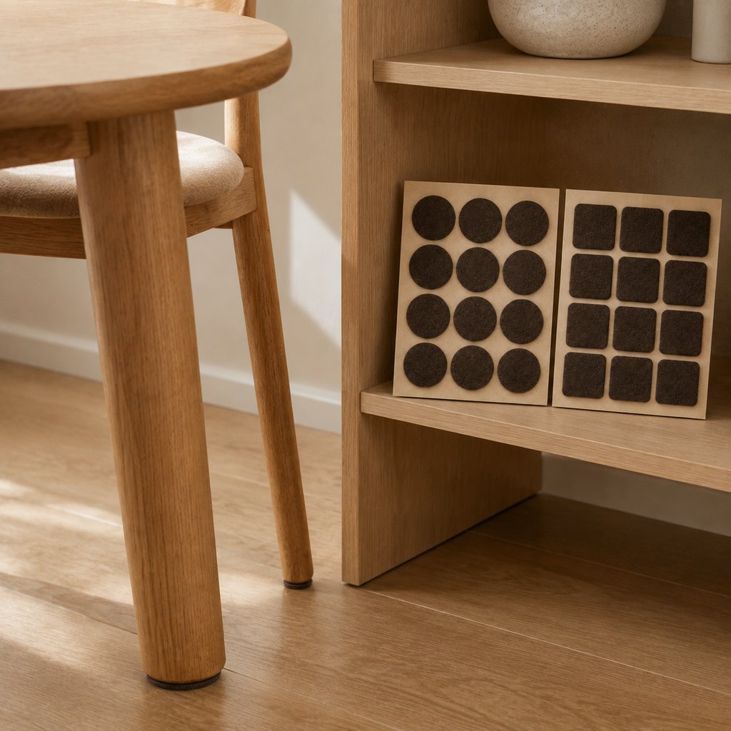 24-Pack Self-Adhesive Furniture Felt Pads