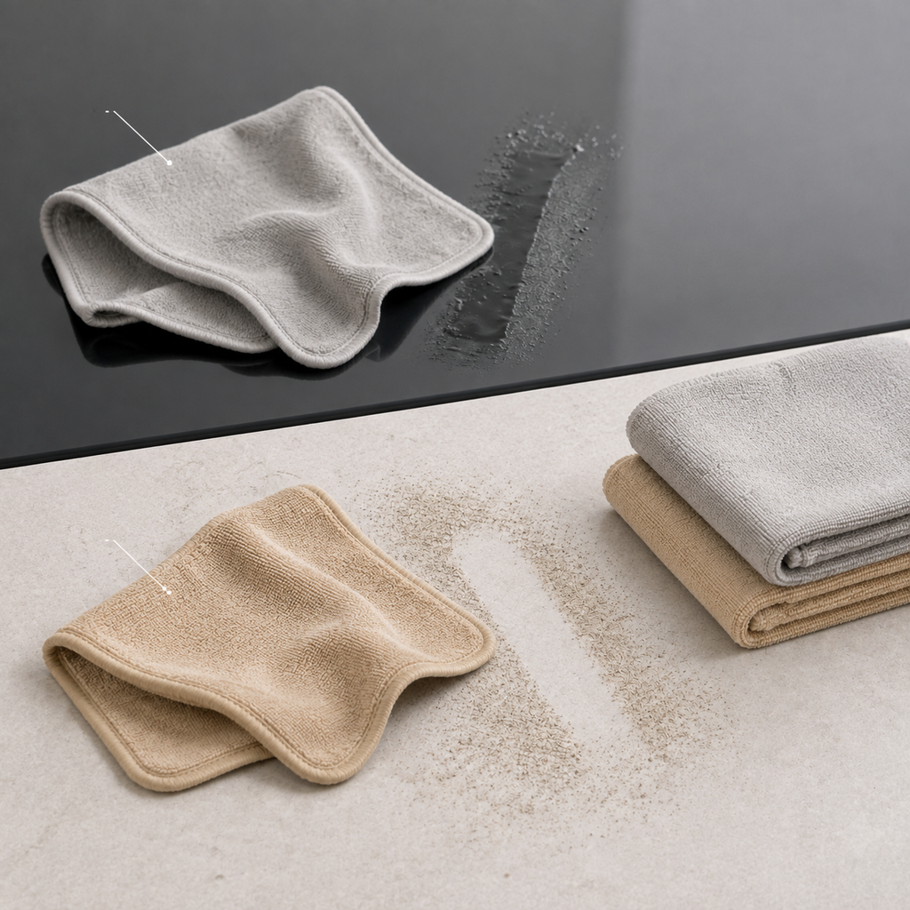 4-Pack Premium Microfiber Cleaning Cloths