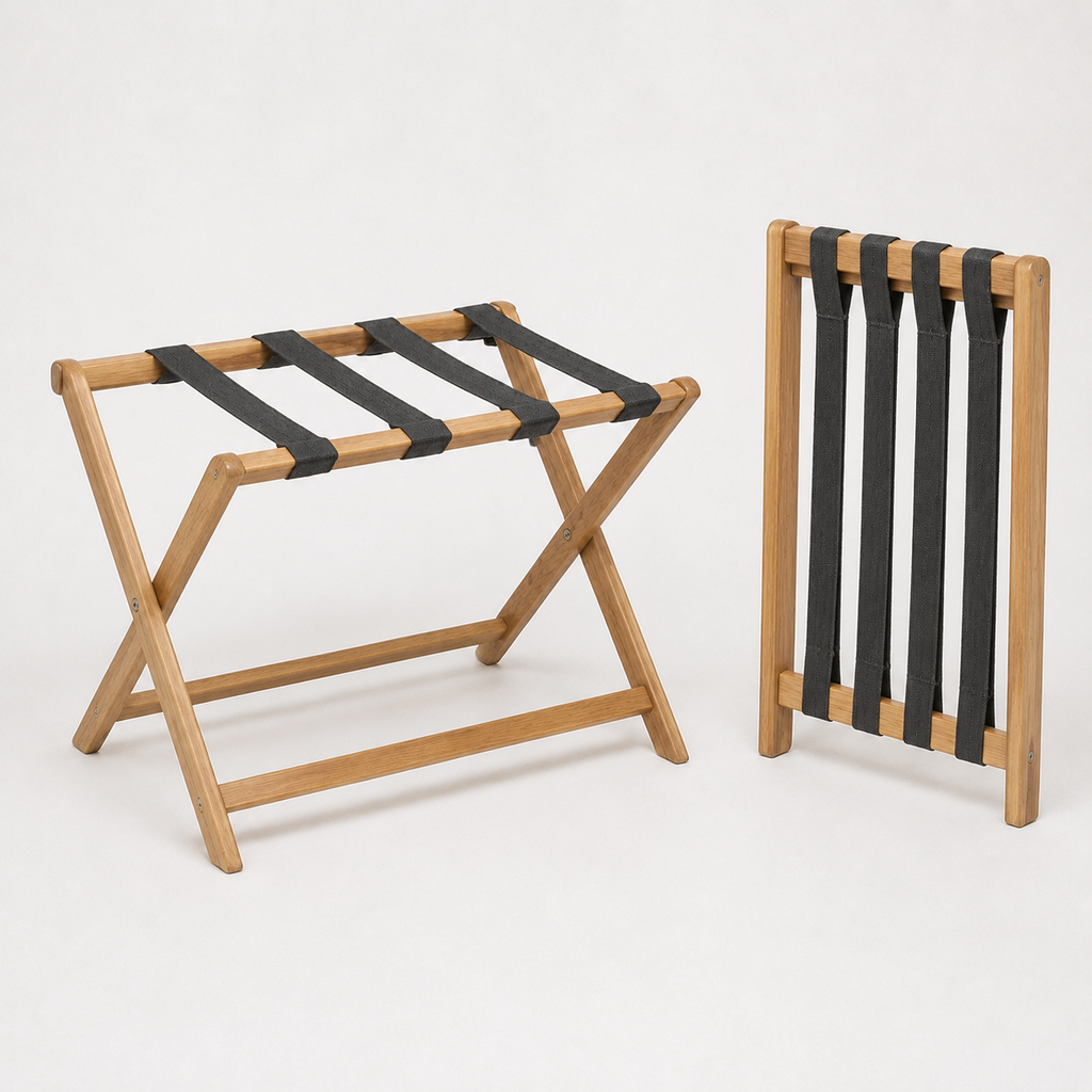 Foldable Wooden Luggage Rack