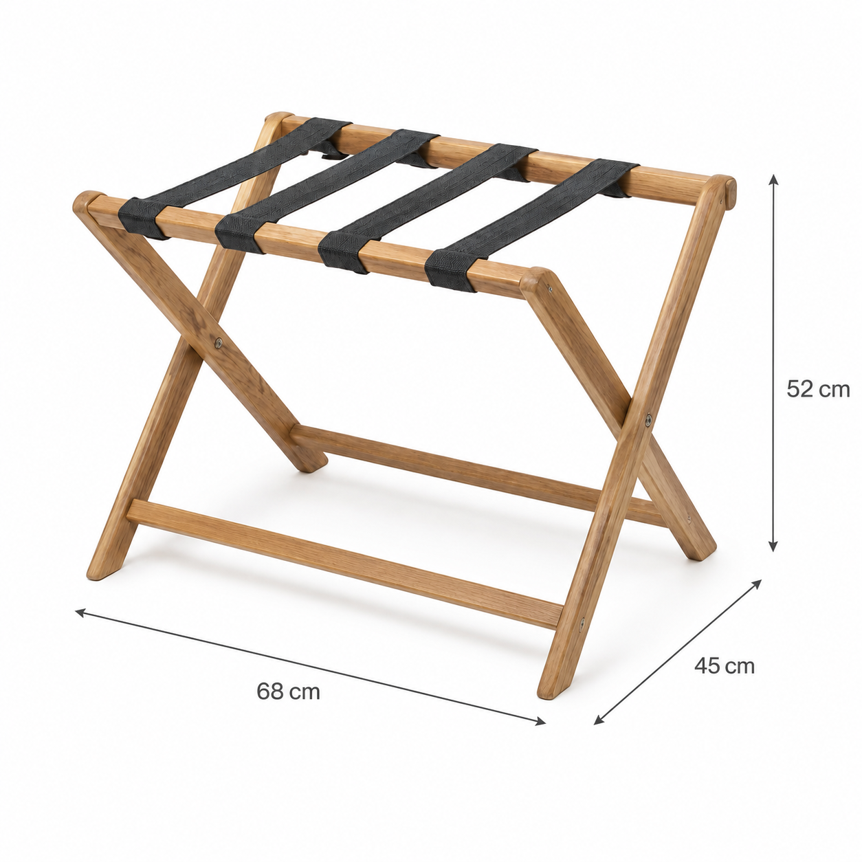 Foldable Wooden Luggage Rack