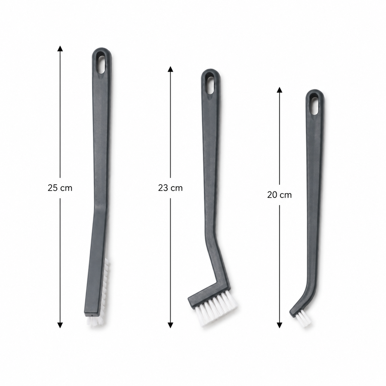 3-Piece Precision Crevice Cleaning Brush Set