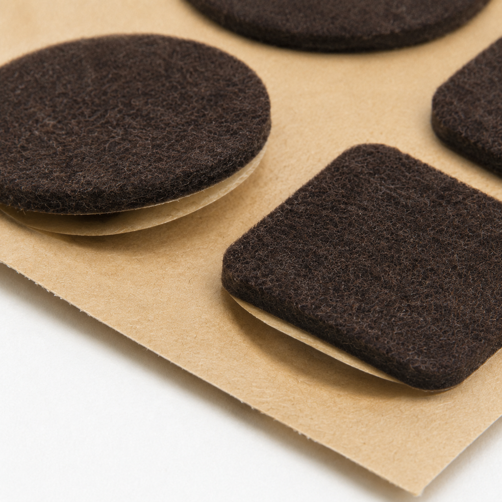 24-Pack Self-Adhesive Furniture Felt Pads